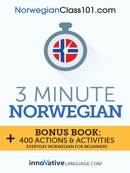 Title details for 3-Minute Norwegian by Innovative Language Learning, LLC - Available